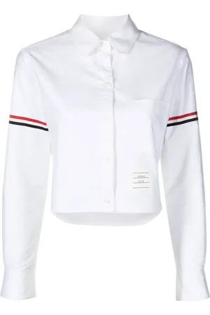 Thom Browne Cropped cotton shirt
