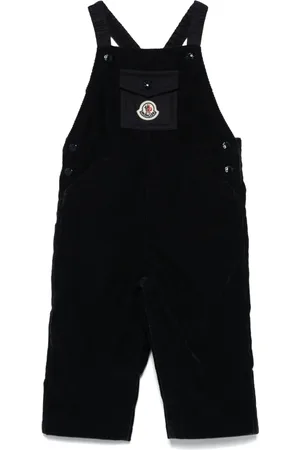 Moncler Logo-patch dungarees
