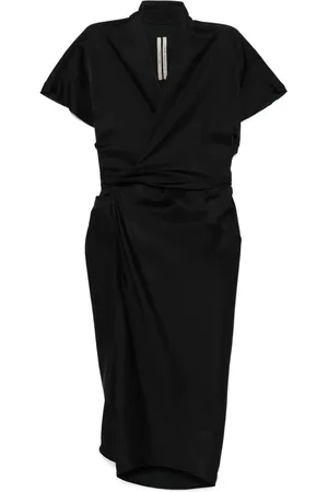 Rick Owens Wrap midi dress