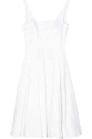 BLANCA Aesculus flared midi dress