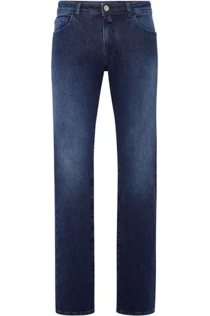 BILLIONAIRE Logo-appliqu?? straight-leg jeans