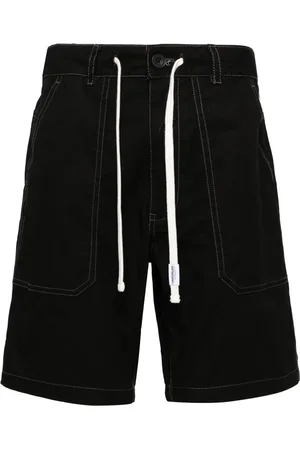 Chocoolate Drawstring-waist cotton shorts