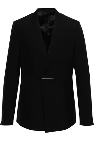 Givenchy Logo-plaque wool blazer