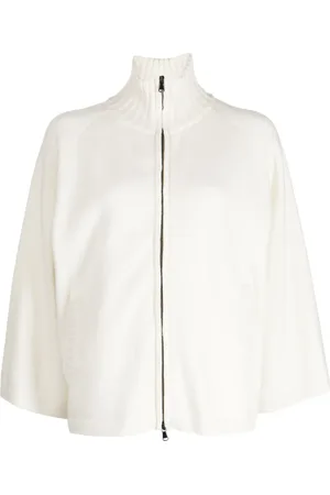 PRINGLE OF SCOTLAND High-neck zip-up cardigan