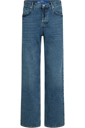 Karl Lagerfeld Logo-patch straight jeans