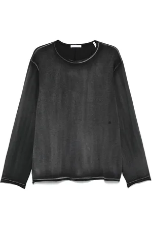 Helmut Lang Garment-dyed long-sleeve T-shirt