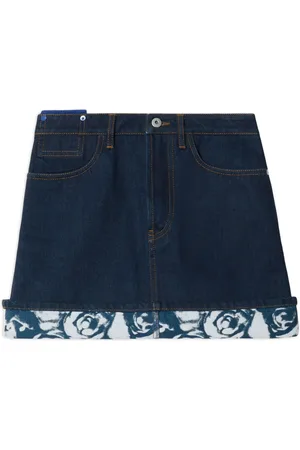 Burberry Japanese denim miniskirt