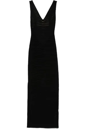 Elisabetta Franchi Open-knit maxi dress