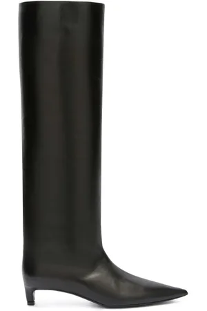 Jil Sander 30mm knee-high leather boots