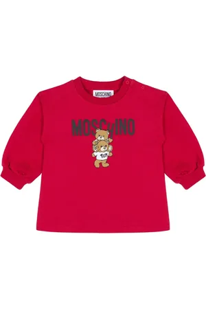 Moschino Teddy Bear-print cotton sweatshirt