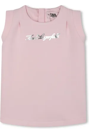 Karl Lagerfeld Logo-print sleeveless dress