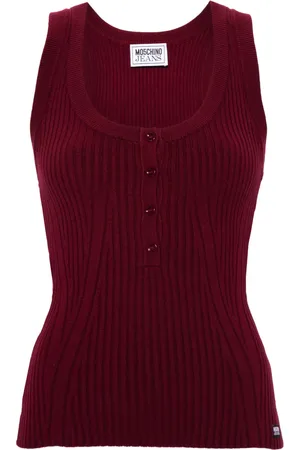 Moschino Ribbed tank top