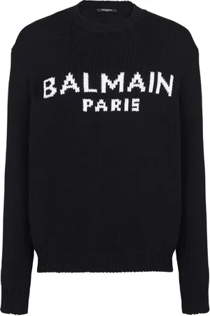 Balmain Paris intarsia-knit jumper