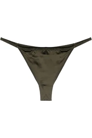 MAISON CLOSE Satin silk thong