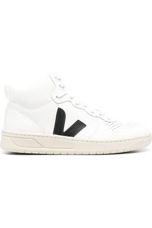 Veja V-10 high-top leather sneakers