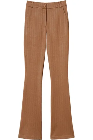 Twin-Set Jacquard flared trousers