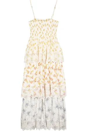 by Ti Mo Floral-print layered midi dress