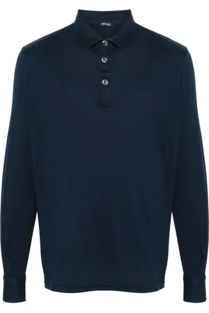 Kiton Long-sleeve jersey polo shirt