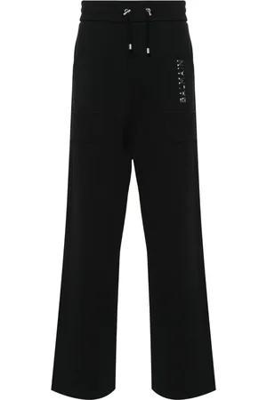 Balmain Wide-leg cotton track pants