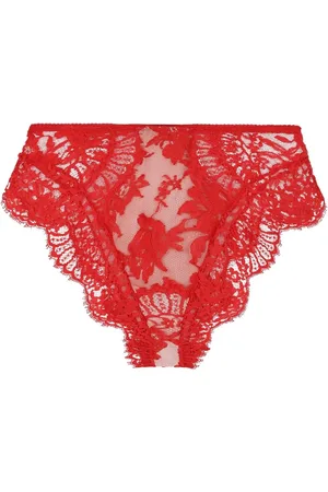 Dolce & Gabbana High-waisted lace briefs