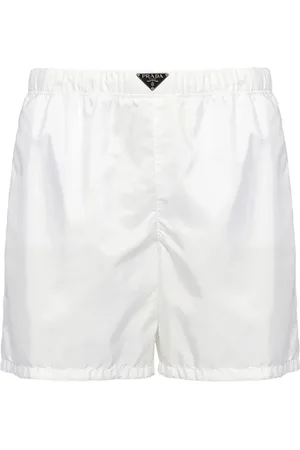 Prada Triangle-logo swim shorts