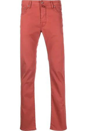 Jacob Cohen Attached-scarf straight-leg jeans