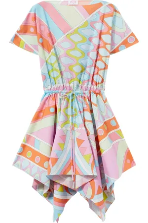 Puccini Vivara-print cotton minidress