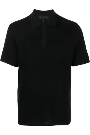 RAG&BONE Short-sleeve knitted polo shirt