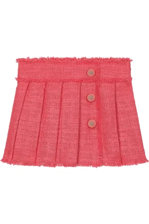 Dolce & Gabbana Pleated tweed miniskirt