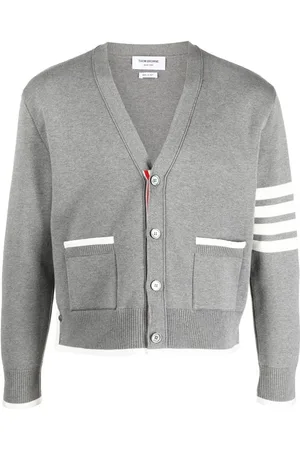 Thom Browne 4-Bar striped cardigan