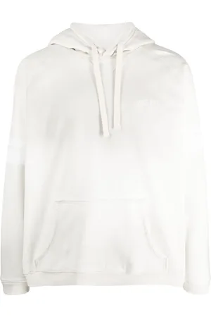 Guess Slogan-print striped hoodie