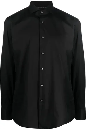 HUGO BOSS Spread-collar button -up shirt