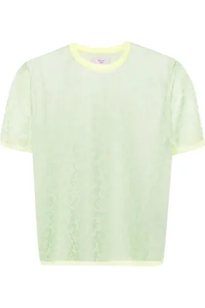 MARTINE ROSE Granny patterned-jacquard T-shirt