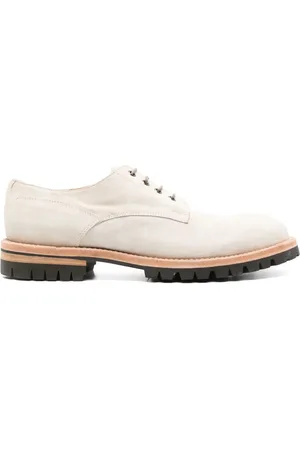 ELEVENTY Suede derby shoes