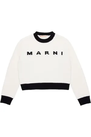 Marni Logo-intarsia crew-neck jumper
