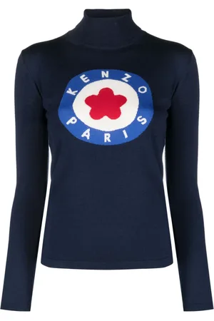 Kenzo Intarsia-knit logo jumper