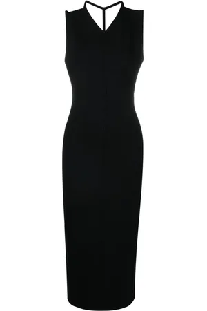 Khaite Terri V-neck maxi dress