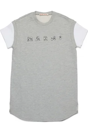 Marni Logo-appliqu?? T-shirt dress
