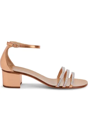 Giuseppe Zanotti Martha round-toe leather sandals
