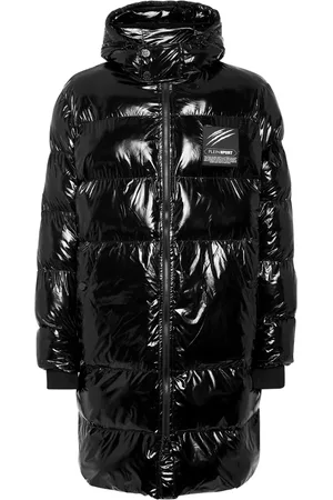 Philipp Plein High-shine quilted padded coat