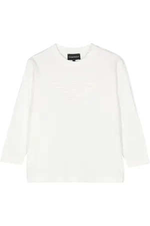 Emporio Armani Logo-embroidered cotton T-shirt