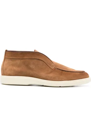 santoni Slip-on suede boots