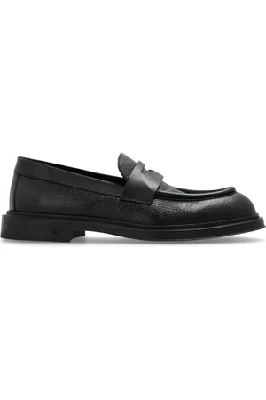 Emporio Armani Leather penny loafers