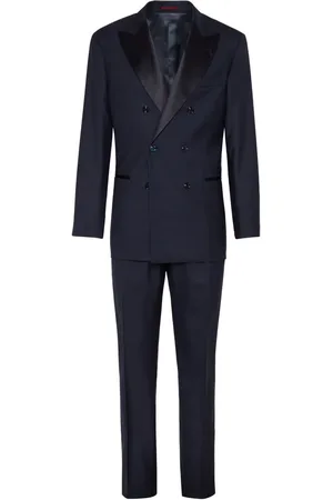 Brunello Cucinelli Double-breasted wool suit