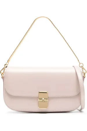 A.P.C. Grace Chaine leather clutch bag