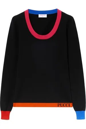 Puccini Colour-block jumper