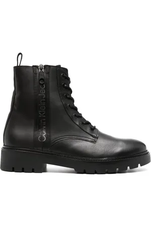 Calvin Klein Zip-up combat boots