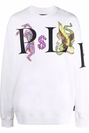 Philipp Plein Graphic-print cotton sweatshirt