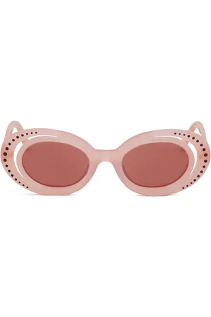 Marni Zion Canyon oval-frame sunglasses