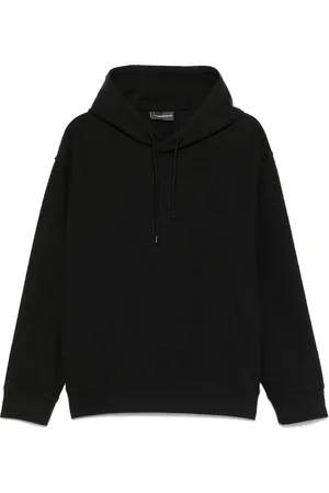 Emporio Armani Logo-jacquard hoodie